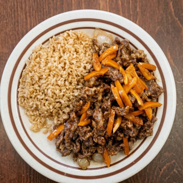Orange Flavored Beef (QT).