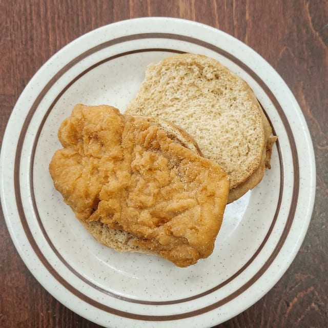 Chicken Cutlet on a Bun.