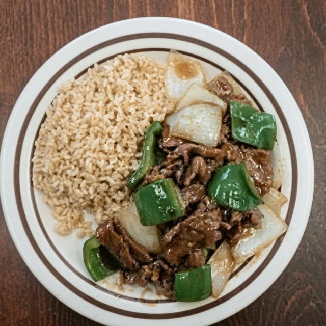 Pepper Steak Combo.