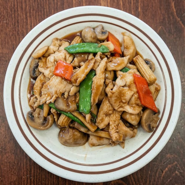 Chicken With Vegetables Combo.