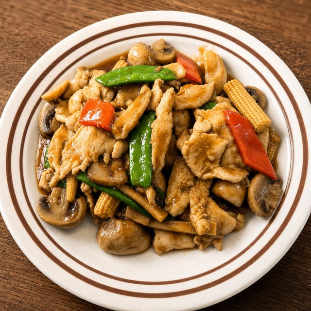 Chicken With Vegetables Combo.