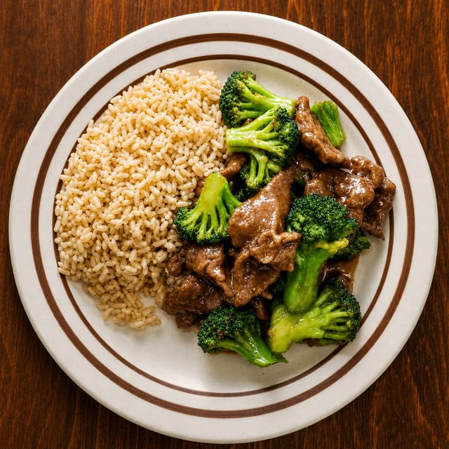Beef and Broccoli Combo.