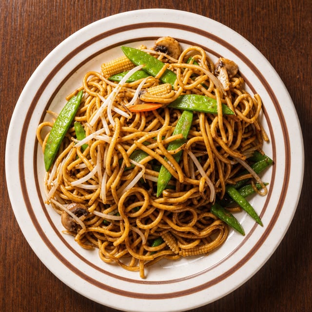 Vegetable Lo Mein (PT).