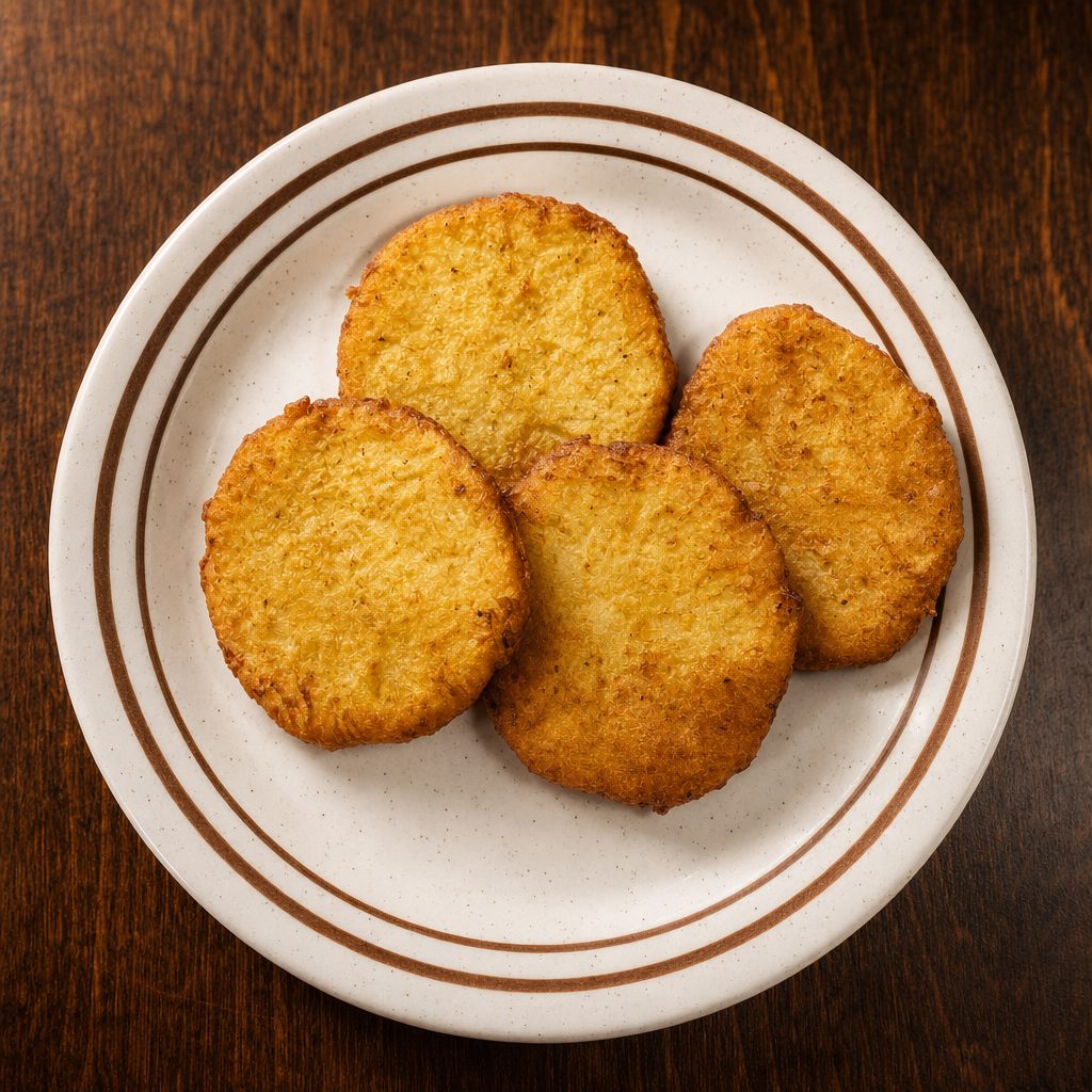 House special potatoes Latkes.