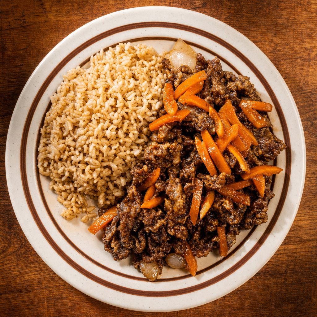 Orange Flavored Beef (QT).
