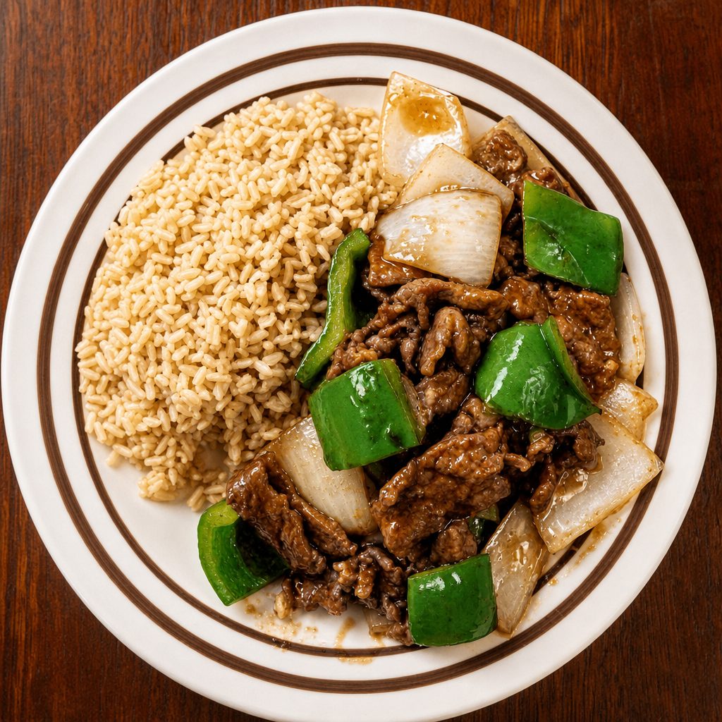 Pepper Steak Combo.