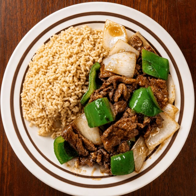 Pepper Steak Combo.