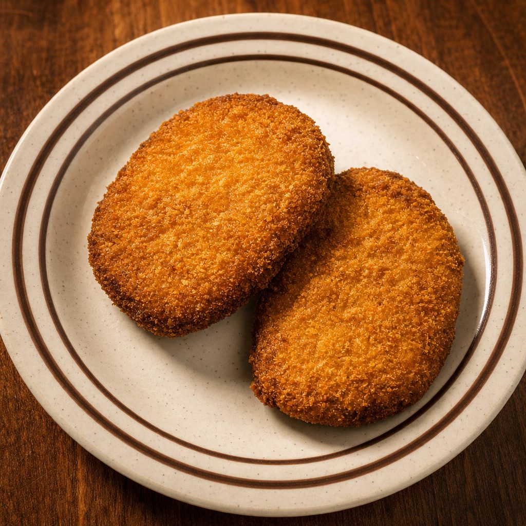 Plant Based Crispy Meatless Cutlets.