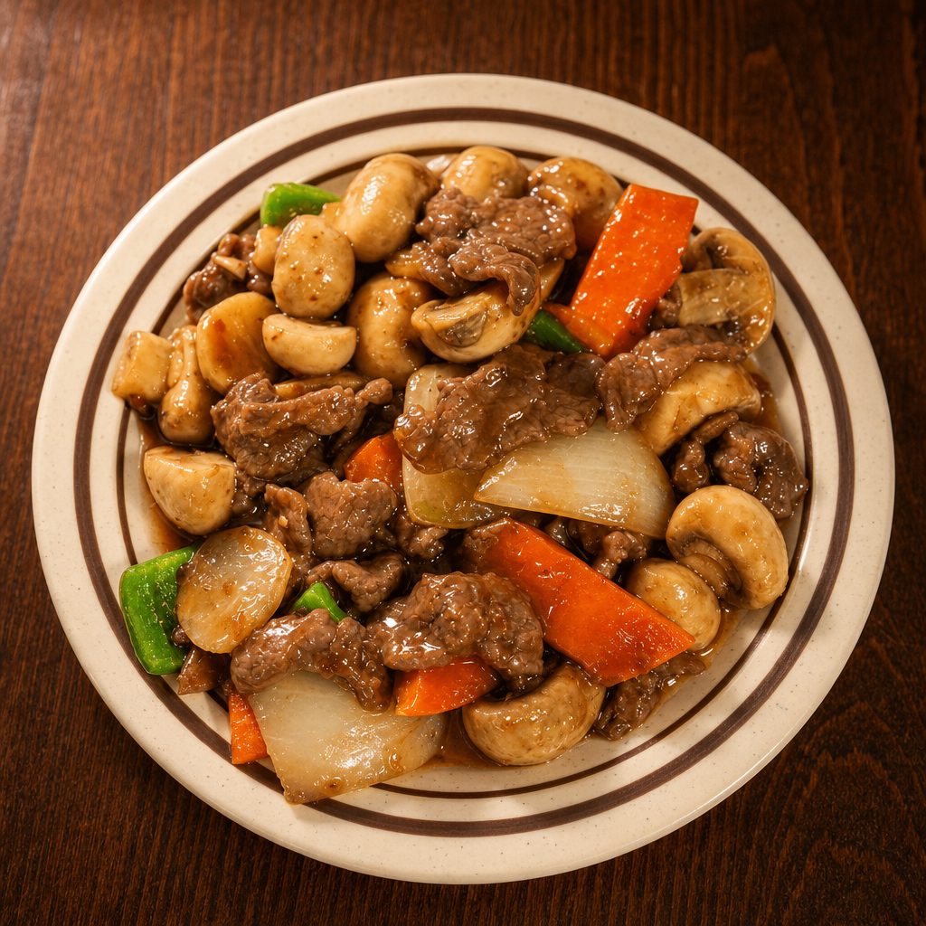 Beef in Garlic sauce (QT).
