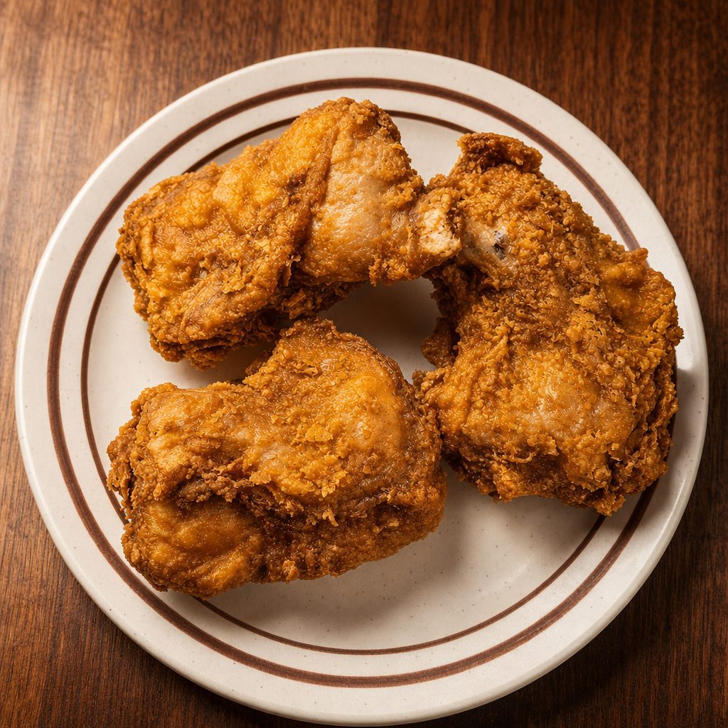 3 LARGE Drumsticks & Thigh (Dark meat only).