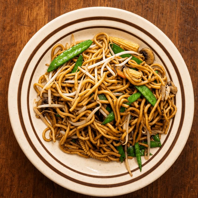 Vegetable Lo Mein (QT).