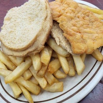 Combo - Chicken Cutlet with French Fries.